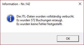 Verbuchung der Importdaten1