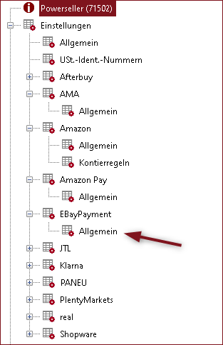 Strukturbaum EBayPayment