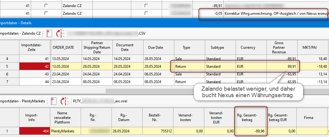 Zalando_UnterbelastungGutschrift