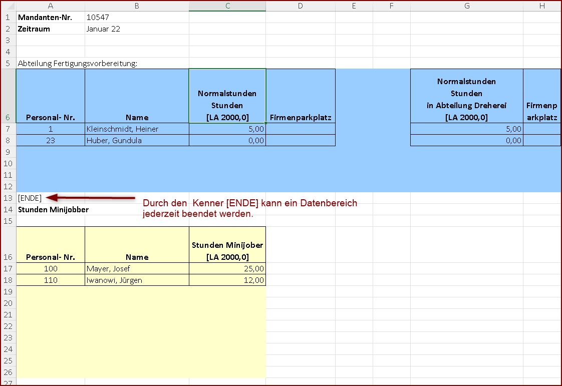 Mehrere Datenbereiche Beispiel 3