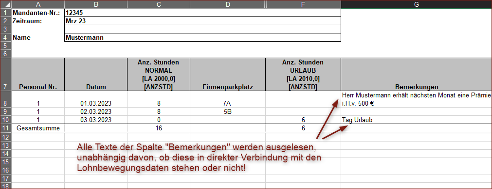 Bemerkungen Addison