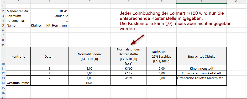Beispiel Kostenstellen1
